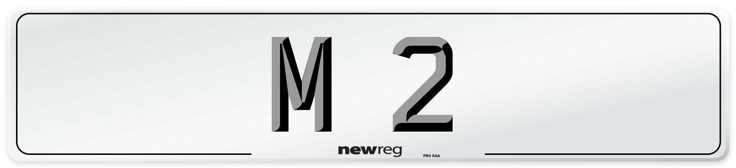 M 2 Number Plate from New Reg
